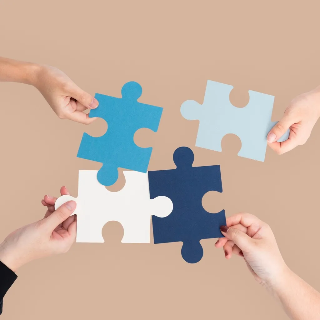 Puzzle pieces representing the different parts of a learner profile